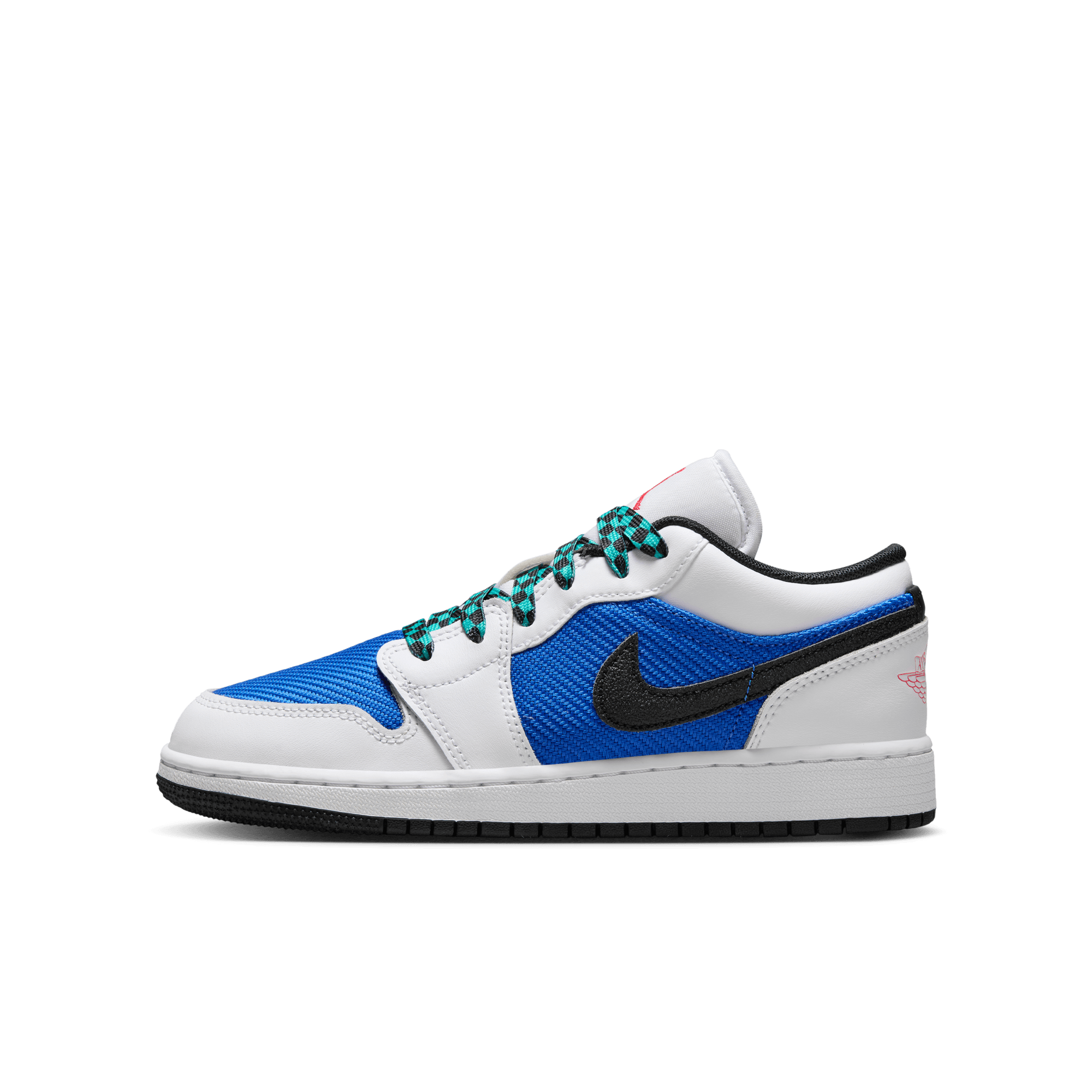 AIR JORDAN 1 LOW SE BIG KIDS SHOES WHITE BLACK HYPER ROYAL HYPER JADE Park Outlet Ph