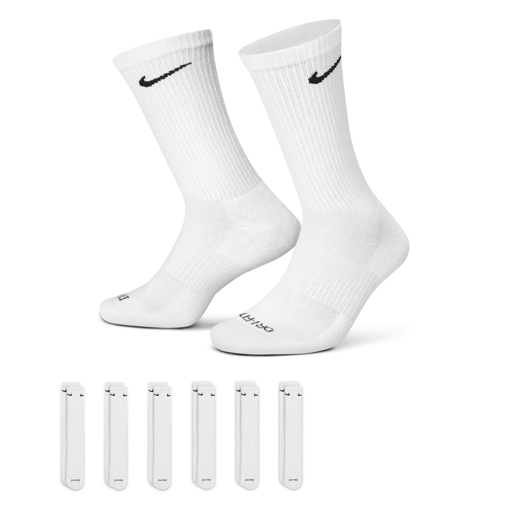 NIKE EVERYDAY PLUS CUSHIONED TRAINING CREW SOCKS 6 PAIRS Park Outlet Ph