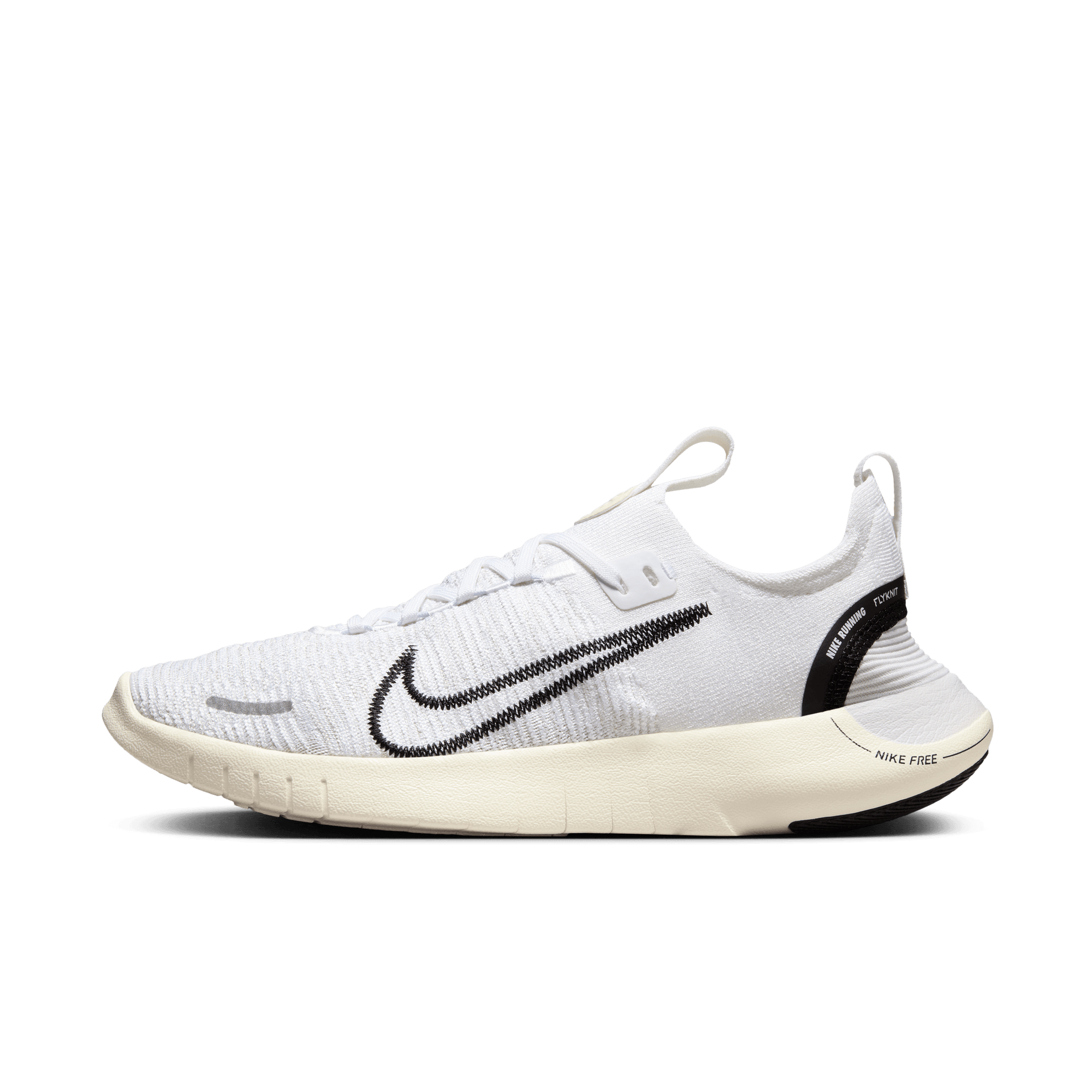 NIKE FREE RN NN WOMEN S ROAD RUNNING SHOES WHITE BLACK COCONUT
