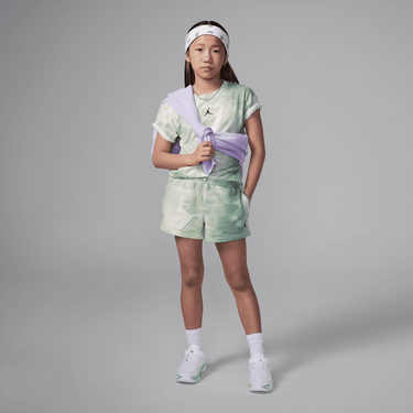 JORDAN BIG KIDS' TRIPLE TEAM PRINTED SHORTS