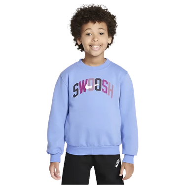 NIKE SPORTSWEAR POWDER PLAY LITTLE CHILDREN'S LIGHT WEIGHT FLEECE 2-PIECE CREW