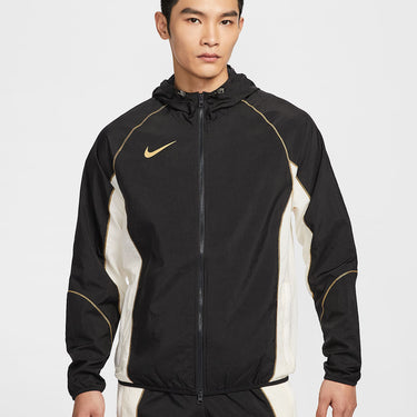 NIKE STRIKE+ MEN'S WATER REPELLENT HOODED FOOTBALL JACKET