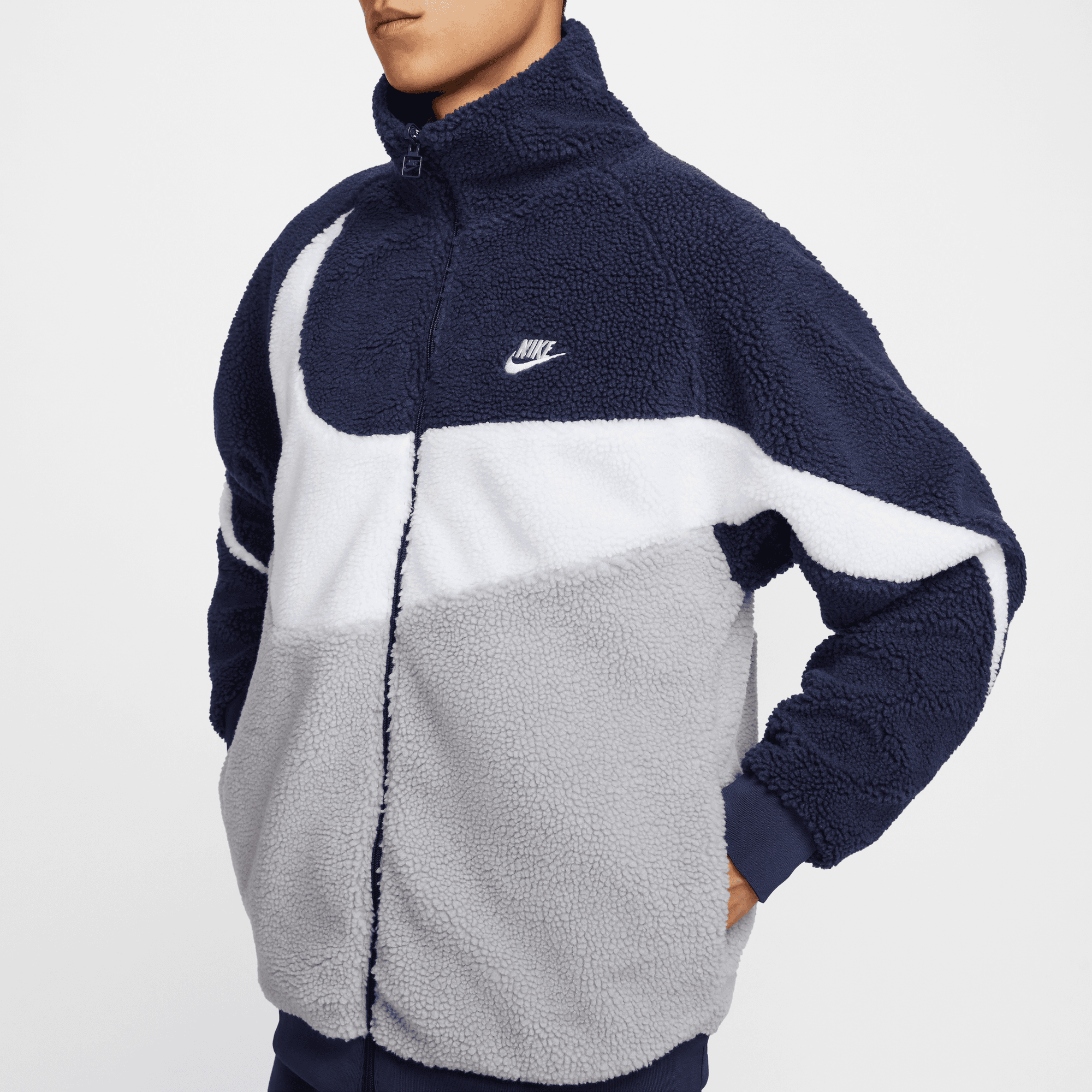 Nike sportswear vaporwave swoosh reversible jacket online