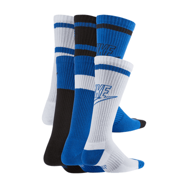 NIKE EVERYDAY KIDS' CUSHIONED CREW SOCKS (6 PAIRS)