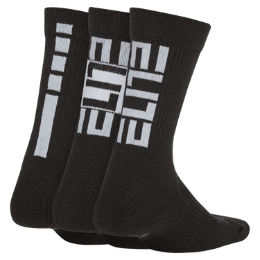 NIKE ELITE KIDS' BASKETBALL CREW SOCKS (3 PRS)