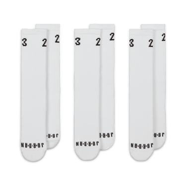 JORDAN ESSENTIALS CREW SOCKS (3 PAIRS)