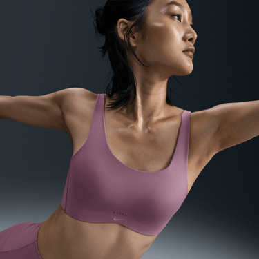 NIKE ALATE COVERAGE WOMEN'S MEDIUM-SUPPORT PADDED SPORTS BRA