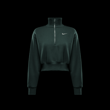 NIKE SPORTSWEAR PHOENIX FLEECE WOMEN'S OVERSIZED 1/2-ZIP CROP SWEATSHIRT