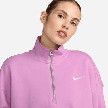 NIKE SPORTSWEAR PHOENIX FLEECE WOMEN'S OVERSIZED 1/2-ZIP CROP SWEATSHIRT