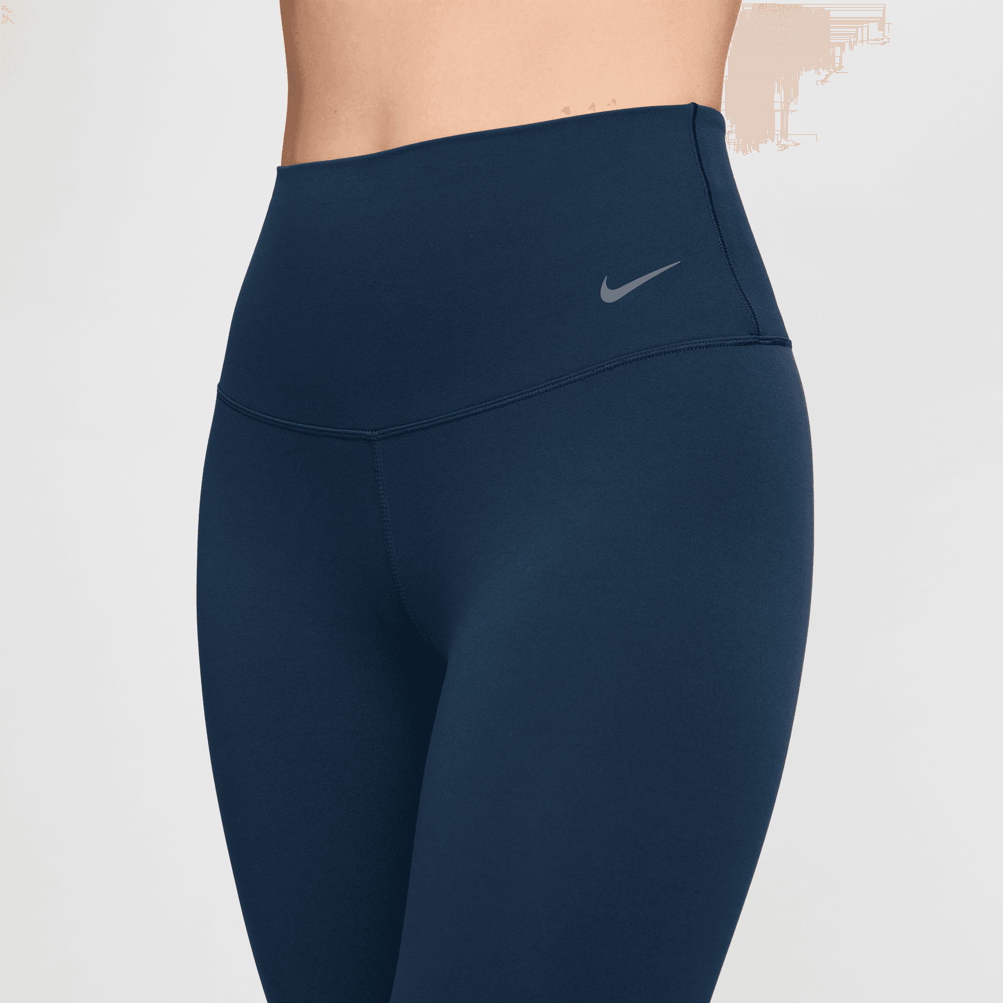 NIKE ZENVY WOMEN'S GENTLE-SUPPORT HIGH-WAISTED 7/8 LEGGINGS ARMORY NAVY ...