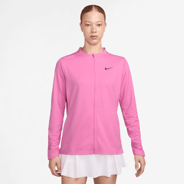 NIKE DRI-FIT UV ADVANTAGE WOMEN'S FULL-ZIP GOLF TOP