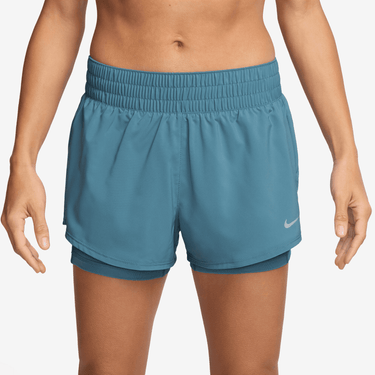NIKE DRI-FIT ONE WOMEN'S MID-RISE 3" 2-IN-1 SHORTS
