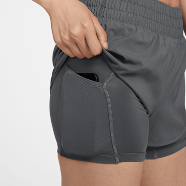 NIKE DRI-FIT ONE WOMEN'S MID-RISE 3" 2-IN-1 SHORTS