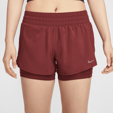 NIKE DRI-FIT ONE WOMEN'S MID-RISE 3" 2-IN-1 SHORTS