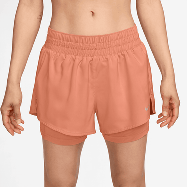 NIKE DRI-FIT ONE WOMEN'S MID-RISE 3" 2-IN-1 SHORTS