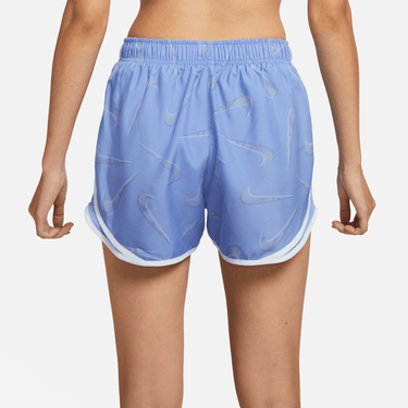NIKE TEMPO SWOOSH WOMEN'S DRI-FIT BRIEF-LINED PRINTED RUNNING SHORTS
