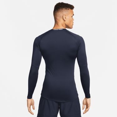 NIKE PRO MEN'S DRI-FIT TIGHT LONG-SLEEVE FITNESS TOP