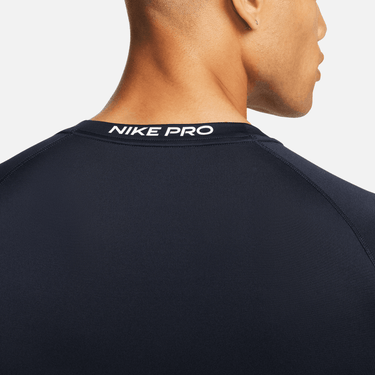 NIKE PRO MEN'S DRI-FIT TIGHT LONG-SLEEVE FITNESS TOP