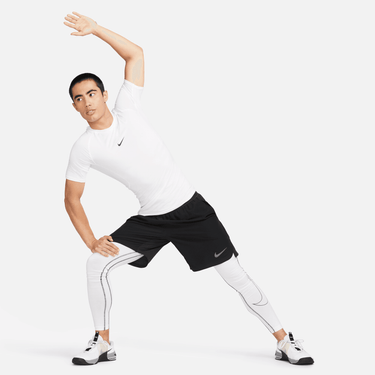 NIKE PRO MEN'S DRI-FIT TIGHT SHORT-SLEEVE FITNESS TOP