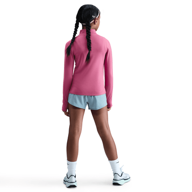 NIKE GIRLS' DRI-FIT LONG-SLEEVE 1/4-ZIP TOP