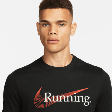 NIKE DRI-FIT MEN'S RUNNING T-SHIRT