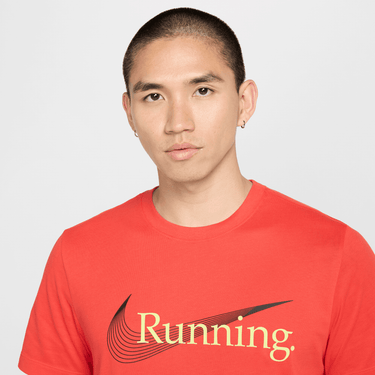 NIKE DRI-FIT MEN'S RUNNING T-SHIRT