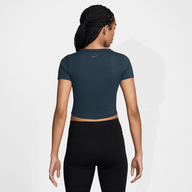 NIKE ONE FITTED WOMEN'S DRI-FIT SHORT-SLEEVE CROPPED TOP