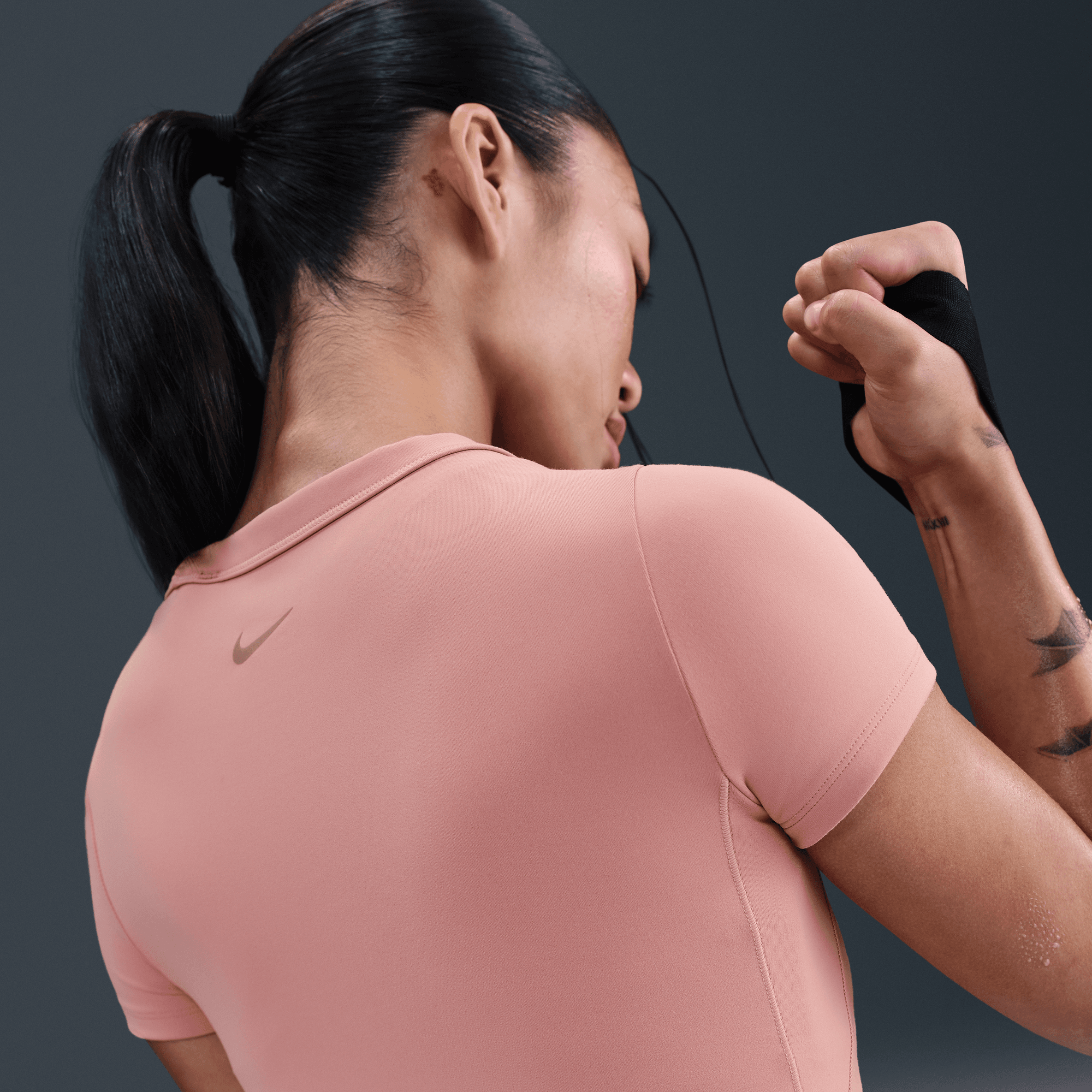 ★ Nike★ One Classic Dry Fit Short Sleeve Top W Rust Pink Women's Nike One Classic Dri-fit Short-sleeve Top | Zappos.com
