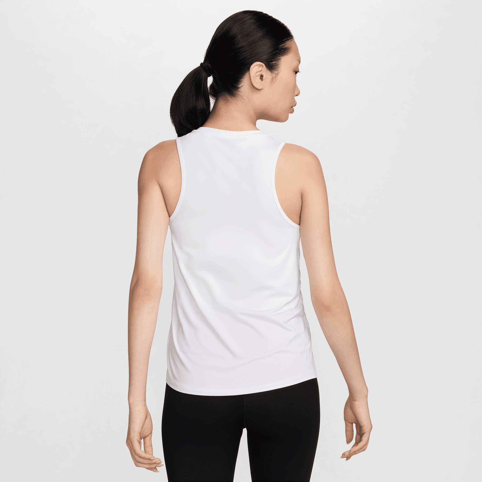 NIKE ONE CLASSIC WOMEN'S DRI-FIT TANK TOP WHITE/BLACK – Park Outlet Ph