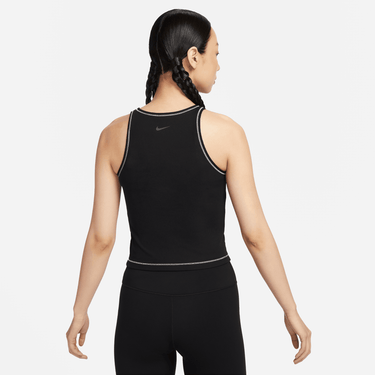 NIKE ONE FITTED WOMENS DRI-FIT RIBBED TANK TOP