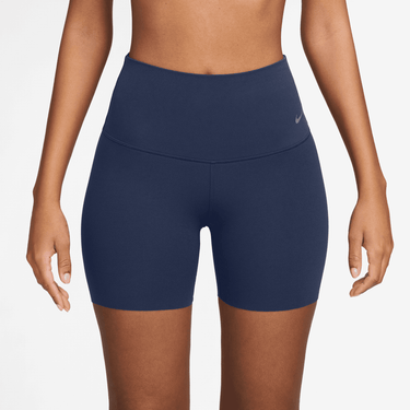 NIKE ZENVY WOMEN'S GENTLE-SUPPORT HIGH-WAISTED 5" BIKER SHORTS