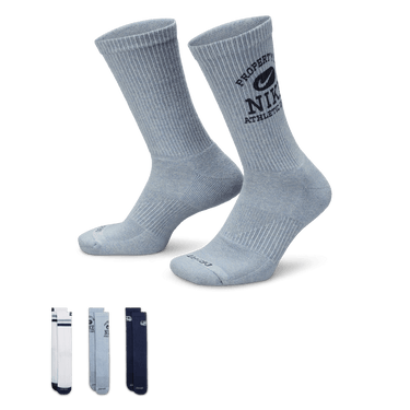 NIKE EVERYDAY CUSHIONED CREW SOCKS (3 PAIRS)