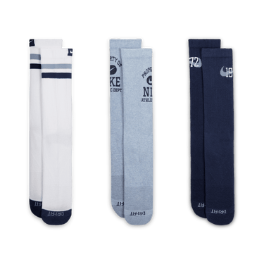 NIKE EVERYDAY CUSHIONED CREW SOCKS (3 PAIRS)