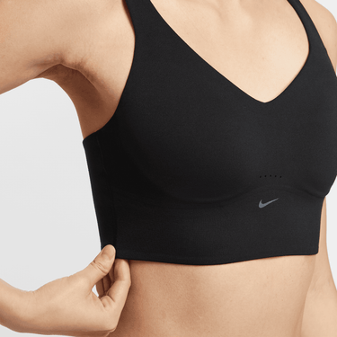 NIKE ALATE MEDIUM SUPPORT WOMEN'S LONGLINE PADDED SPORTS BRA