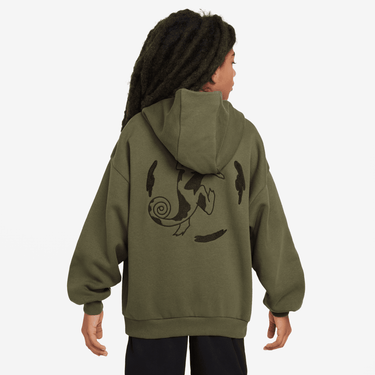 NIKE SB BIG KIDS' OVERSIZED SKATE HOODIE