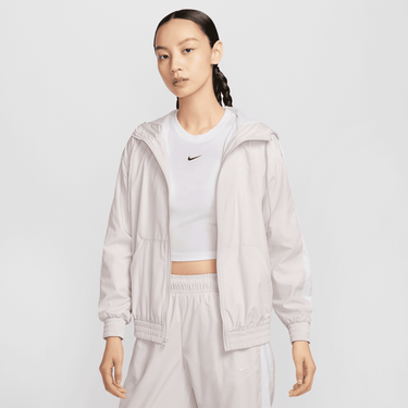 NIKE SPORTSWEAR CLASSIC WOVENS WOMEN'S LOOSE UV PROTECTION HOODED JACKET