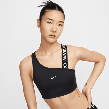 NIKE PRO SWOOSH ASYMMETRICAL WOMEN'S MEDIUM-SUPPORT PADDED SPORTS BRA