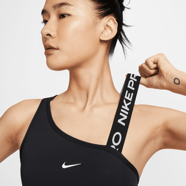 NIKE PRO SWOOSH ASYMMETRICAL WOMEN'S MEDIUM-SUPPORT PADDED SPORTS BRA