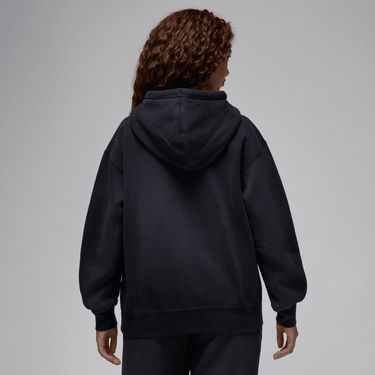 JORDAN FLIGHT FLEECE WOMENS SATIN-LINED PULLOVER HOODIE