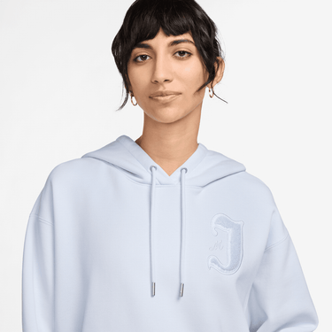 JORDAN FLIGHT FLEECE WOMEN'S SATIN-LINED PULLOVER HOODIE