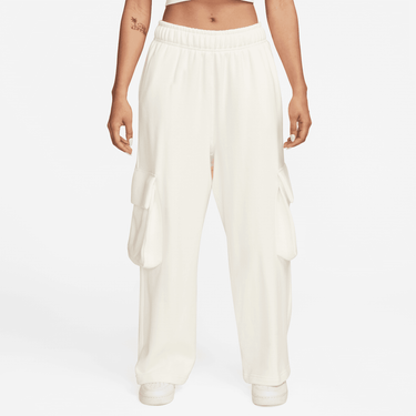 NIKE SPORTSWEAR WOMEN'S LOW-RISE OVERSIZED FRENCH OPEN-HEM TERRY PANTS