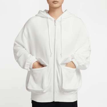 NIKE SPORTSWEAR WOMEN'S OVERSIZED FULL-ZIP FRENCH TERRY HOODIE