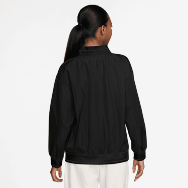 NIKE SPORTSWEAR ESSENTIAL WOMEN 'S LOOSE UV WOVEN LONG-SLEEVE V-NECK TOP