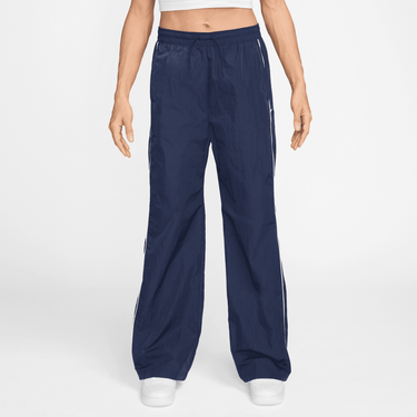 NIKE WINDRUNNER WOMEN'S HIGH-WAISTED WOVEN OPEN-HEM PANTS