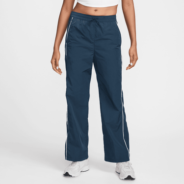 NIKE WINDRUNNER WOMEN'S HIGH-WAISTED WOVEN OPEN-HEM PANTS