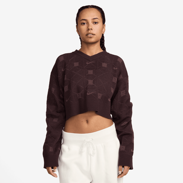 NAOMI OSAKA WOMEN'S ENGINEERED KNIT SWEATER