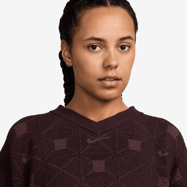 NAOMI OSAKA WOMEN'S ENGINEERED KNIT SWEATER