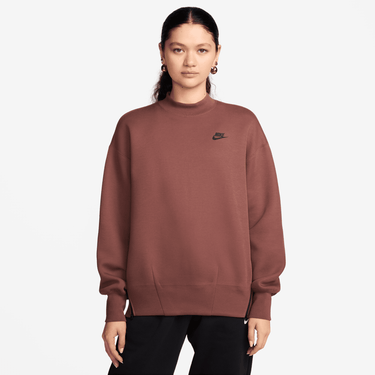 NIKE SPORTSWEAR TECH FLEECE WOMEN'S OVERSIZED CREW-NECK SWEATSHIRT