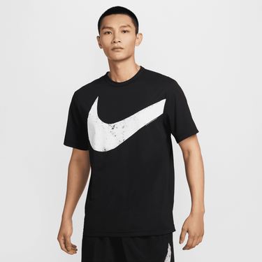 NIKE HYVERSE SWOOSH MEN'S DRI-FIT SHORT-SLEEVE FITNESS TOP