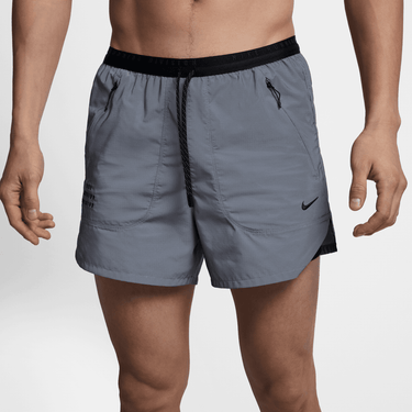 NIKE RUNNING DIVISION MEN'S 4" DRI-FIT ADV REFLECTIVE 2-IN-1 RUNNING SHORTS